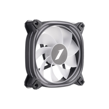Вентилятор 1STPLAYER FB7R Black / 120mm ARGB 3pin 5V PWM 4pin 12V 600-1800rpm 37.65cfm 38.67dBA / FB7R-BK / BULK