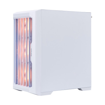 1STPLAYER BULLET HUNTER H2 ARGB, mATX, 4x120mm ARGB, White, H2-WH-4F7-W