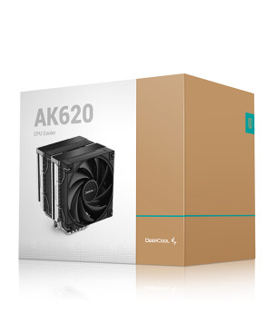 DEEPCOOL AK620 LGA20XX/1700/1200/115X/AM5/AM4 TDP 260W DUAL FAN 120mm