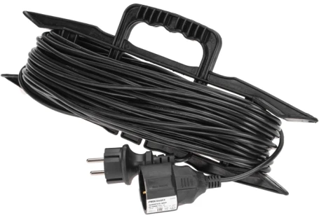 Удлинитель силовой PROconnect PROc-Uc (13-4915) 3x0.75кв.мм 1розет. 30м ПВС 6A пласт.рамка черный