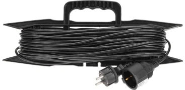 Удлинитель силовой PROconnect PROc-Uc (13-4915) 3x0.75кв.мм 1розет. 30м ПВС 6A пласт.рамка черный