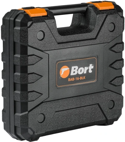 Дрель-шуруповерт Bort BAB-16-BLK аккум. патрон:быстрозажимной (кейс в комплекте) (93414868)