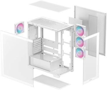 Deepcool CG580 4F WH, White
