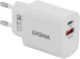 Сетевое зар./устр. Digma DGW3D 30W 3A (PD+QC) USB-C/USB-A универсальное белый (DGW3D0F110WH)