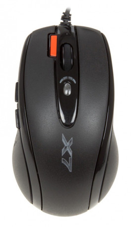 A4Tech X-710BK, проводная, 2000dpi, черный