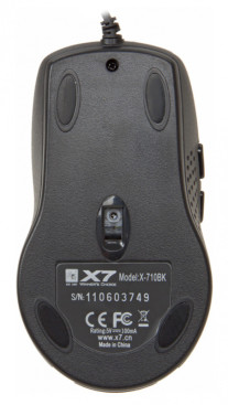 A4Tech X-710BK, проводная, 2000dpi, черный