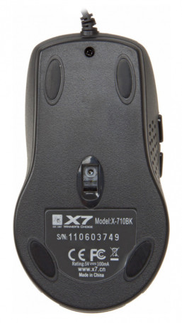 A4Tech X-710BK, проводная, 2000dpi, черный