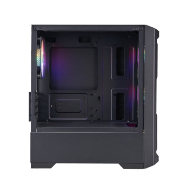 1STPLAYER BULLET HUNTER H2, mATX, 4x120mm FRGB, Black, H2-BK-4F1