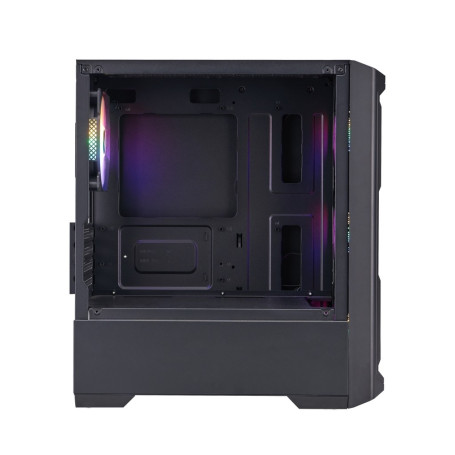 1STPLAYER BULLET HUNTER H2, mATX, 4x120mm FRGB, Black, H2-BK-4F1