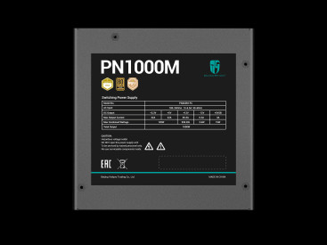 Deepcool GAMERSTORM PN1000M, ATX 3.1, 1000W, 80 PLUS Gold, PCIe 5.1