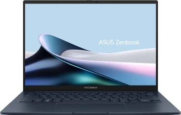 Ноутбук Asus Zenbook 14 OLED UX3405MA-QD986 Core Ultra 5 125H 16Gb SSD512Gb Intel Arc 14" OLED FHD+ (1920x1200) без ОС blue WiFi BT Cam Bag (90NB11R1-M01SL0)
