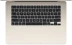 Ноутбук Apple MacBook Air A3241 M4 10 core 16Gb SSD512Gb/10 core GPU 15.3" Liquid Retina (2880x1864) macOS star WiFi BT Cam (MW1K3LL/A)