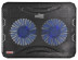 Подставка для ноутбука Buro BU-LCP156-B214 15.6"358x270x21мм 1xUSB 2x 140ммFAN 597г металлическая сетка/пластик черный