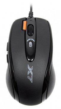 A4Tech X-718BK, проводная, 3000dpi, черный