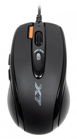 A4Tech X-718BK, проводная, 3000dpi, черный