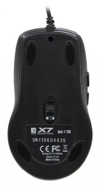 A4Tech X-718BK, проводная, 3000dpi, черный