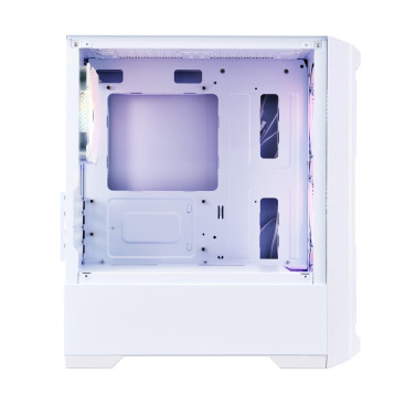 1STPLAYER BULLET HUNTER H2, mATX, 4x120mm FRGB, White, H2-WH-4F1-W