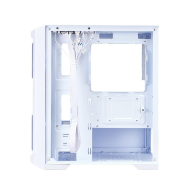1STPLAYER BULLET HUNTER H2, mATX, 4x120mm FRGB, White, H2-WH-4F1-W