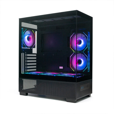 XASTRA Q500 6ARGB-C10-UC, ATX, Aquarium, 6x120mm ARGB, Black, Q500-6FM12A-C10-UC