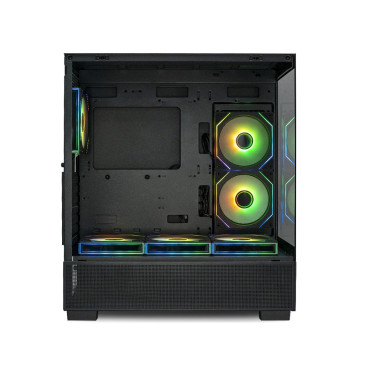 XASTRA Q500 6ARGB-C10-UC, ATX, Aquarium, 6x120mm ARGB, Black, Q500-6FM12A-C10-UC