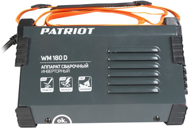 Сварочный аппарат Patriot WM180D инвертор ММА 7.8кВт