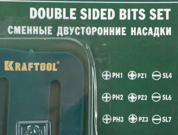 Набор бит Kraftool 26060-H10 (9пред.) для шуруповертов/дрелей