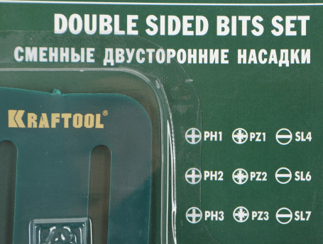 Набор бит Kraftool 26060-H10 (9пред.) для шуруповертов/дрелей