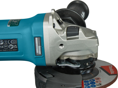 Углошлифовальная машина Makita GA5090X01 1900Вт 11500об/мин рез.шпин.:M14 d=125мм