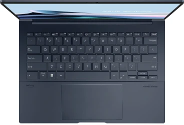 Ноутбук Asus Zenbook 14 OLED UX3405MA-QD992 Core Ultra 9 185H 16Gb SSD512Gb Intel Arc 14" OLED FHD+ (1920x1200) без ОС blue WiFi BT Cam Bag (90NB11R1-M01SU0)