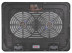 Подставка для ноутбука Buro BU-LCP156-B214H 15.6" 355x255x30мм 2xUSB 2x 140ммFAN 900г металлическая сетка/пластик черный