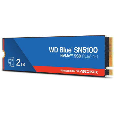 WD Blue SN5100 2TB M.2 2280 PCIe Gen4x4 7100/6700 WDS200T5B0E