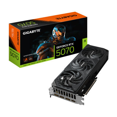 Gigabyte NVIDIA GeForce RTX 5070 WINDFORCE OC 12GB (GV-N5070WF3OC-12GD)