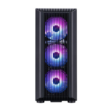 1STPLAYER BULLET HUNTER H6 ARGB, ATX, 4x120mm ARGB, Black, H6-BK-4F7