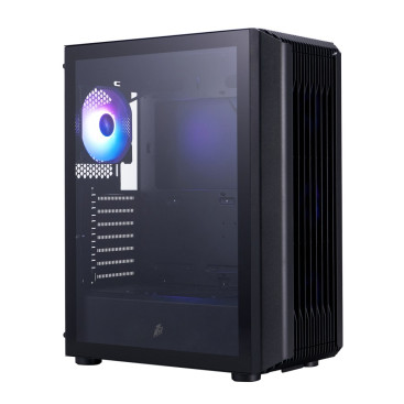 1STPLAYER BULLET HUNTER H6 ARGB, ATX, 4x120mm ARGB, Black, H6-BK-4F7