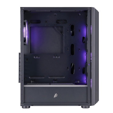 1STPLAYER BULLET HUNTER H6 ARGB, ATX, 4x120mm ARGB, Black, H6-BK-4F7