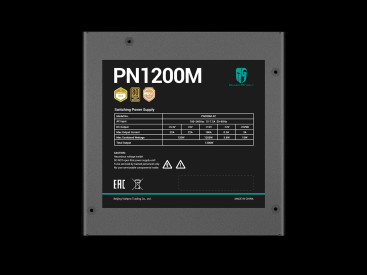 Deepcool GAMERSTORM PN1200M, ATX 3.1, 1200W, 80 PLUS Gold, PCIe 5.1