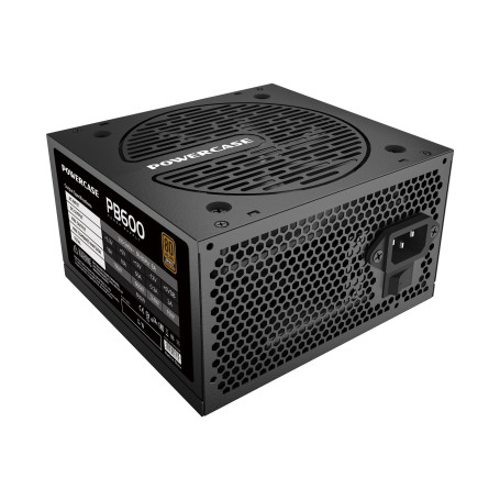 Powercase PB600, ATX 2.31, 600W, 80 PLUS Bronze, Black, PS-600B-DC