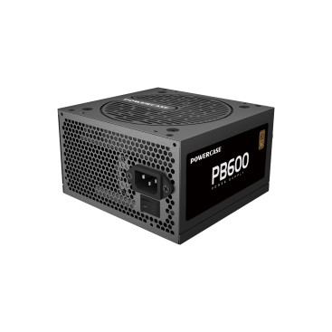 Powercase PB600, ATX 2.31, 600W, 80 PLUS Bronze, Black, PS-600B-DC
