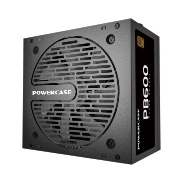 Powercase PB600, ATX 2.31, 600W, 80 PLUS Bronze, Black, PS-600B-DC