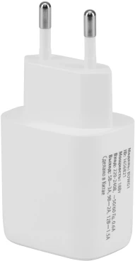 Сетевое зар./устр. Buro BUWG1 18W 3A (QC) USB-A универсальное белый (BUWG18P100WH)