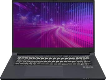 Ноутбук Osio CyberLine C170i-002 Core i5 12600H 16Gb SSD512Gb NVIDIA GeForce RTX4050 6Gb 17.3" IPS FHD (1920x1080) без ОС dk.grey WiFi BT Cam 3410mAh