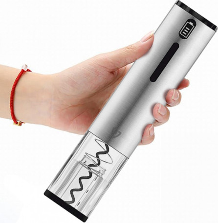 DisMac Штопор для вина электрический Electric Wine Opener серебристый