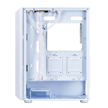 1STPLAYER BULLET HUNTER H6 ARGB, ATX, 4x120mm ARGB, White, H6-WH-4F7-W