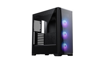PHANTEKS Eclipse G370A, ATX, 3x120mm ARGB, Black, PH-EC370GA_DBK01