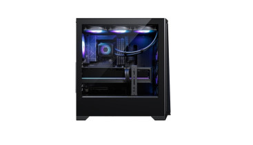 PHANTEKS Eclipse G370A, ATX, 3x120mm ARGB, Black, PH-EC370GA_DBK01