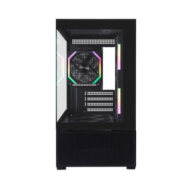 1STPLAYER CV6 ARGB, mATX, 5x120mm ARGB, Black, CV6-BK-2FAR-2FH7R-1FH7