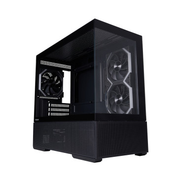 1STPLAYER CV6 ARGB, mATX, 5x120mm ARGB, Black, CV6-BK-2FAR-2FH7R-1FH7