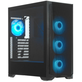 PHANTEKS Eclipse G370A, ATX, 4x120mm ARGB, Black, PH-EC370A_DBK01R