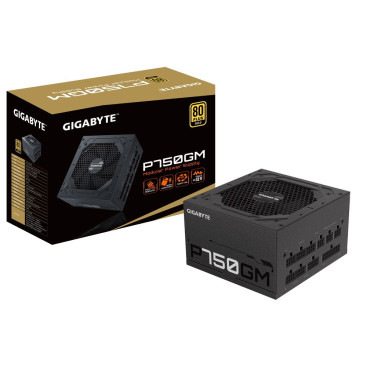 Gigabyte GP-P750GM, 750W, 80 PLUS Gold, черный