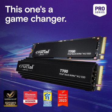 Crucial T700 2TB M.2 2280 PCIe Gen5x4 CT2000T700SSD3